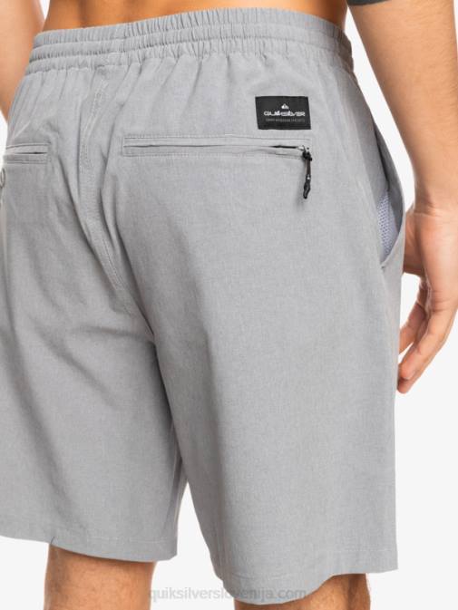 Quiksilver PJ4H1662 moški žled elastične kratke hlače heather amphibian 18 hybrid