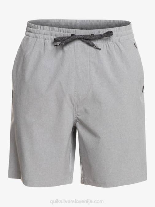 Quiksilver PJ4H1662 moški žled elastične kratke hlače heather amphibian 18 hybrid