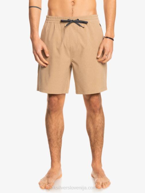 Quiksilver PJ4H1663 moški plage elastične kratke hlače heather amphibian 18 hybrid