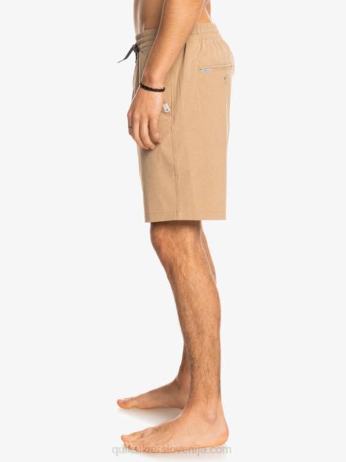 Quiksilver PJ4H1663 moški plage elastične kratke hlače heather amphibian 18 hybrid