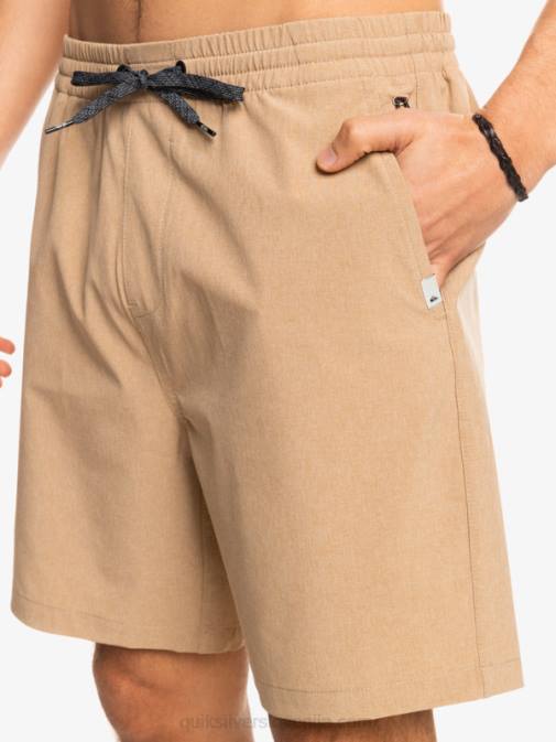 Quiksilver PJ4H1663 moški plage elastične kratke hlače heather amphibian 18 hybrid