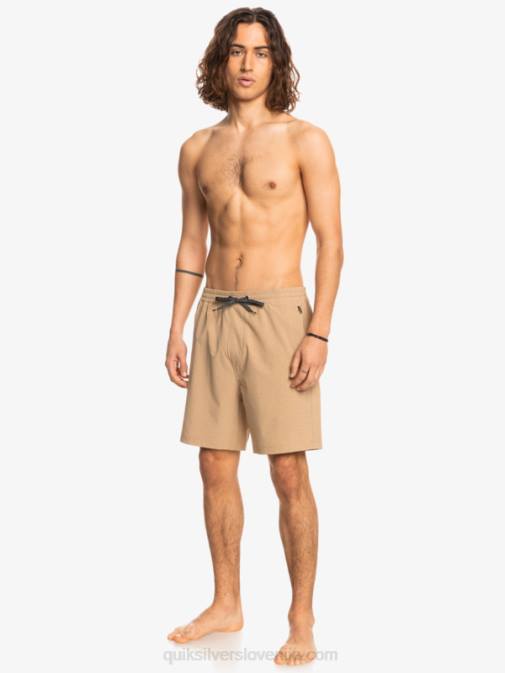 Quiksilver PJ4H1663 moški plage elastične kratke hlače heather amphibian 18 hybrid