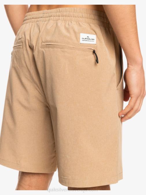 Quiksilver PJ4H1663 moški plage elastične kratke hlače heather amphibian 18 hybrid