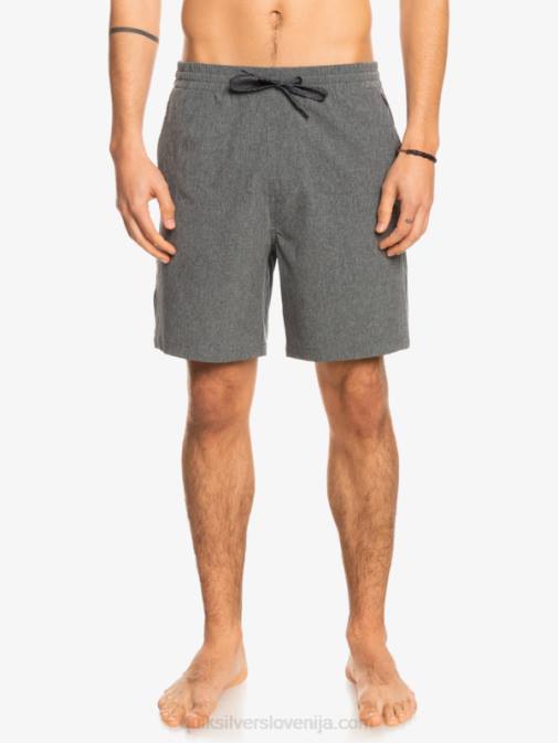 Quiksilver PJ4H1664 moški Črna elastične kratke hlače heather amphibian 18 hybrid