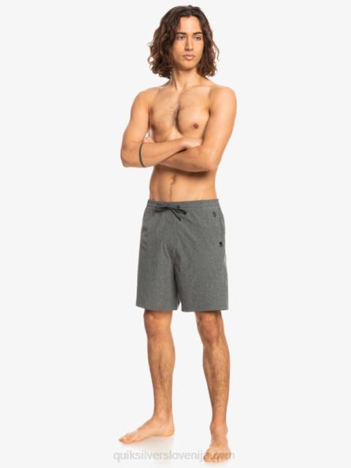 Quiksilver PJ4H1664 moški Črna elastične kratke hlače heather amphibian 18 hybrid