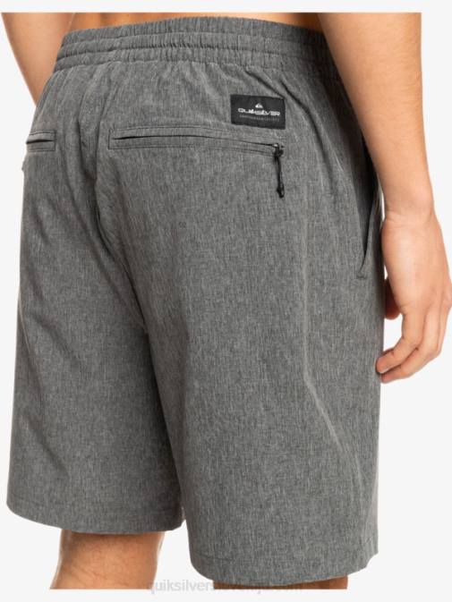 Quiksilver PJ4H1664 moški Črna elastične kratke hlače heather amphibian 18 hybrid