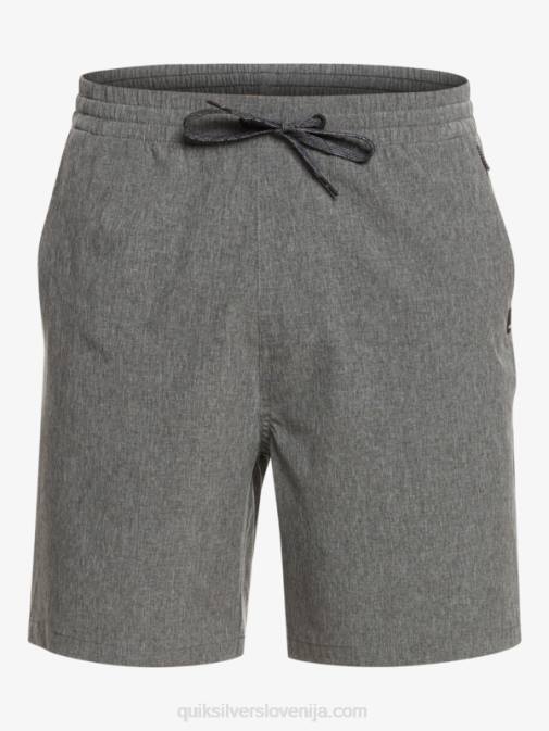 Quiksilver PJ4H1664 moški Črna elastične kratke hlače heather amphibian 18 hybrid
