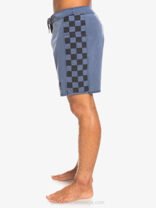 Quiksilver PJ4H1670 moški mornarsko modri blazer Hempstretch original arch washed 18 boardshorts