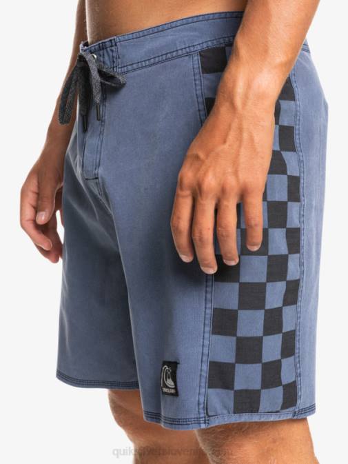 Quiksilver PJ4H1670 moški mornarsko modri blazer Hempstretch original arch washed 18 boardshorts