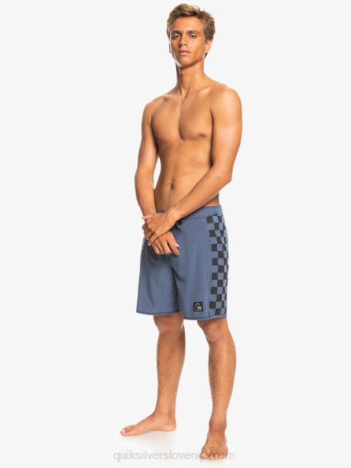 Quiksilver PJ4H1670 moški mornarsko modri blazer Hempstretch original arch washed 18 boardshorts