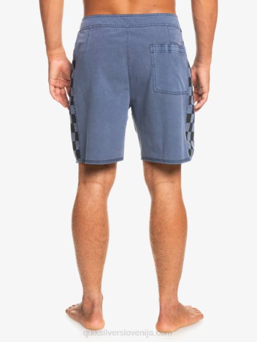 Quiksilver PJ4H1670 moški mornarsko modri blazer Hempstretch original arch washed 18 boardshorts
