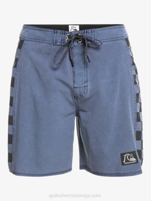 Quiksilver PJ4H1670 moški mornarsko modri blazer Hempstretch original arch washed 18 boardshorts