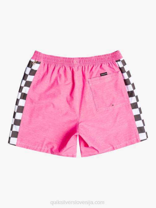 Quiksilver PJ4H1673 moški šokantno roza hempstretch original arch 17 volleys