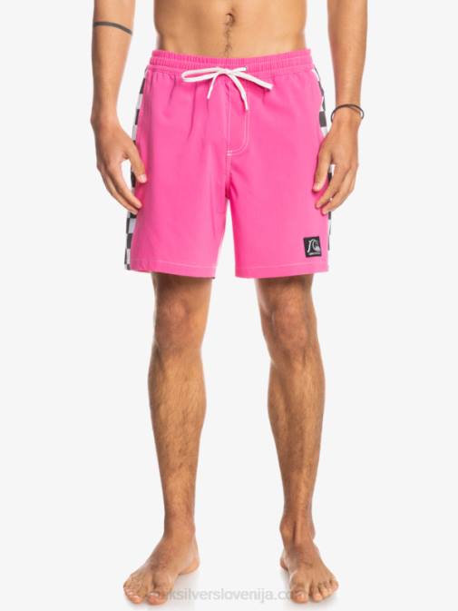 Quiksilver PJ4H1673 moški šokantno roza hempstretch original arch 17 volleys