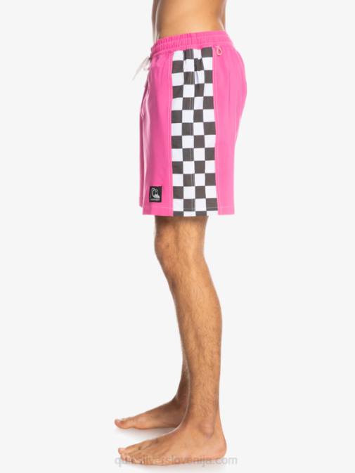 Quiksilver PJ4H1673 moški šokantno roza hempstretch original arch 17 volleys