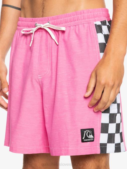 Quiksilver PJ4H1673 moški šokantno roza hempstretch original arch 17 volleys