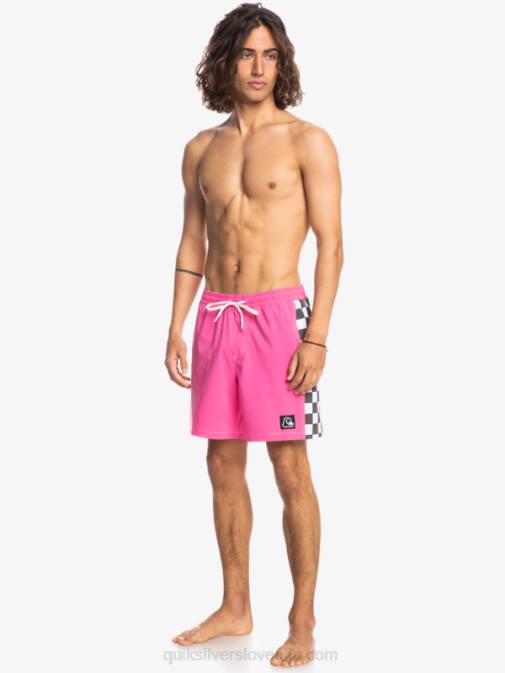 Quiksilver PJ4H1673 moški šokantno roza hempstretch original arch 17 volleys