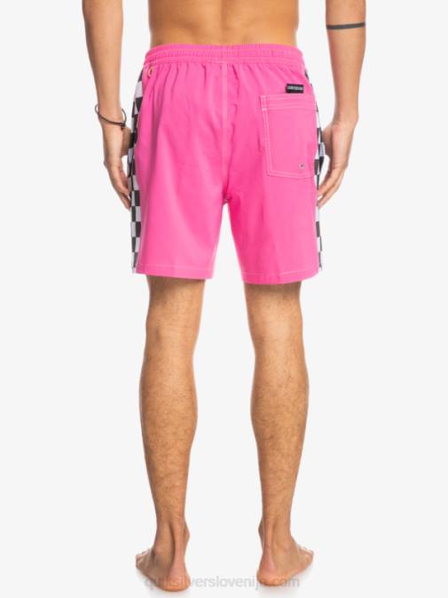 Quiksilver PJ4H1673 moški šokantno roza hempstretch original arch 17 volleys