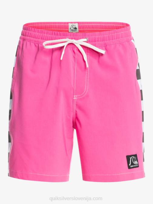 Quiksilver PJ4H1673 moški šokantno roza hempstretch original arch 17 volleys