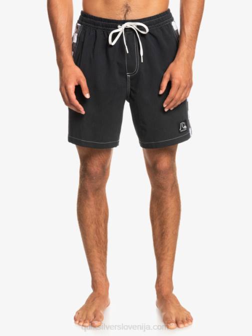 Quiksilver PJ4H1674 moški Črna hempstretch original arch 17 volleys