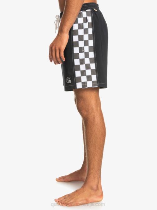 Quiksilver PJ4H1674 moški Črna hempstretch original arch 17 volleys