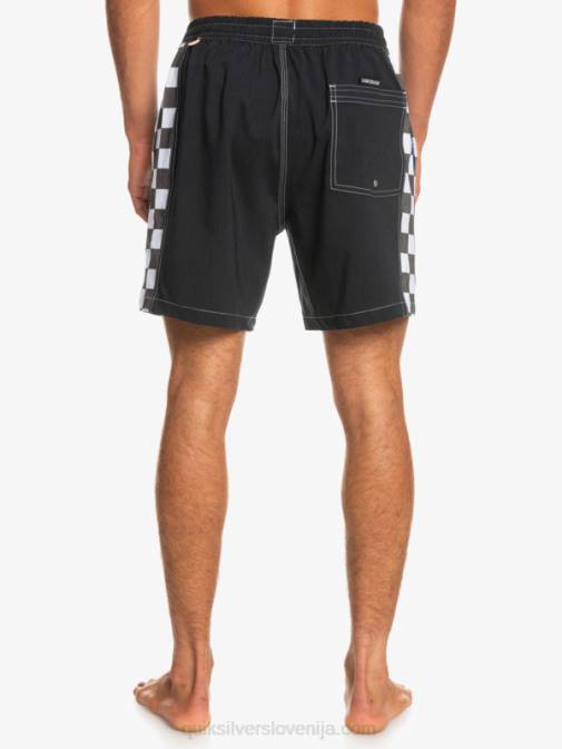 Quiksilver PJ4H1674 moški Črna hempstretch original arch 17 volleys
