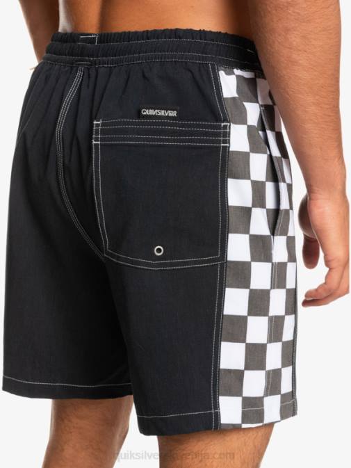 Quiksilver PJ4H1674 moški Črna hempstretch original arch 17 volleys