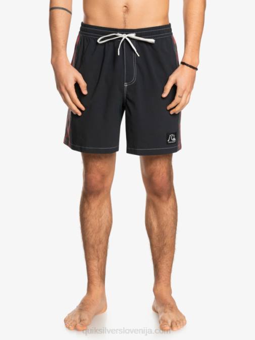 Quiksilver PJ4H1675 moški asfalt hempstretch original arch 17 volleys