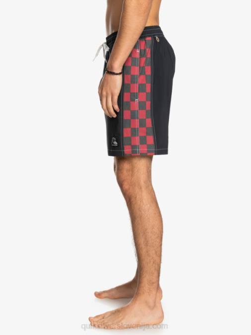Quiksilver PJ4H1675 moški asfalt hempstretch original arch 17 volleys