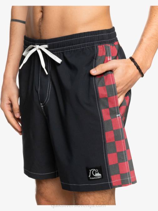 Quiksilver PJ4H1675 moški asfalt hempstretch original arch 17 volleys