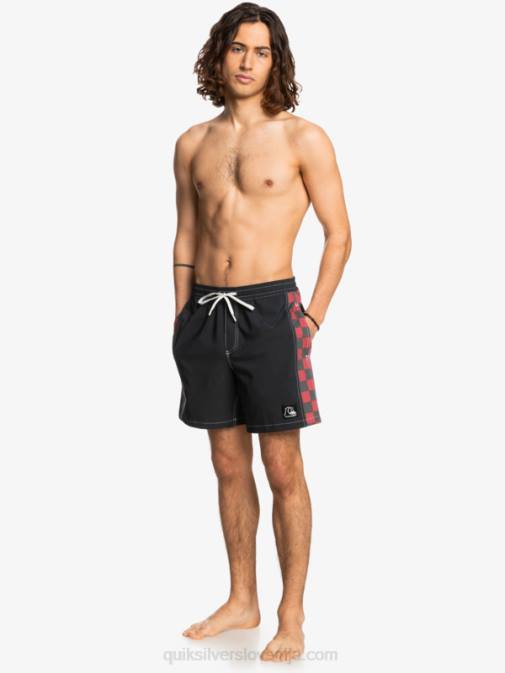 Quiksilver PJ4H1675 moški asfalt hempstretch original arch 17 volleys
