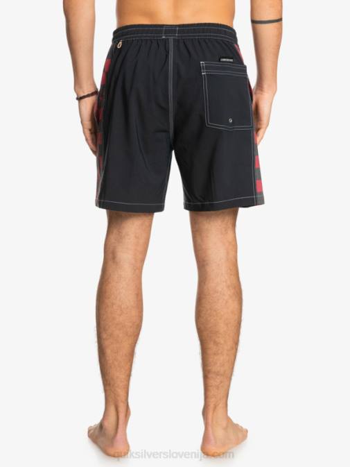 Quiksilver PJ4H1675 moški asfalt hempstretch original arch 17 volleys