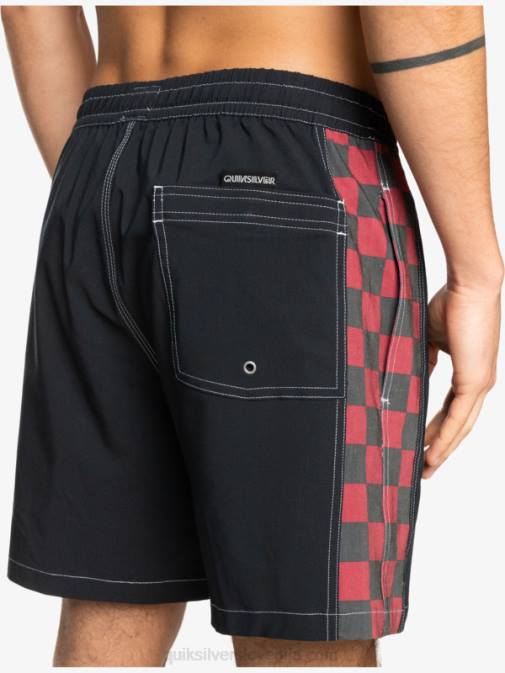Quiksilver PJ4H1675 moški asfalt hempstretch original arch 17 volleys