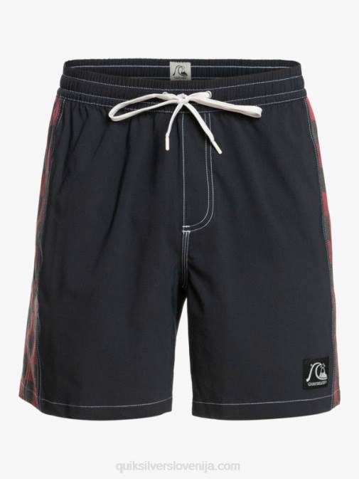 Quiksilver PJ4H1675 moški asfalt hempstretch original arch 17 volleys