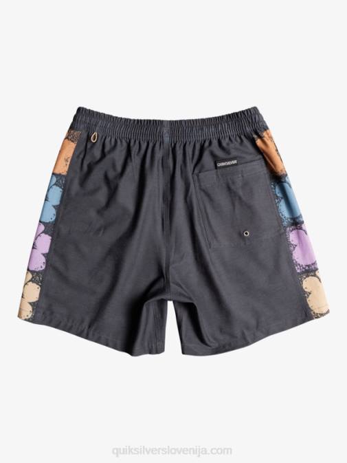 Quiksilver PJ4H1677 moški Črna hempstretch original arch 17 volleys