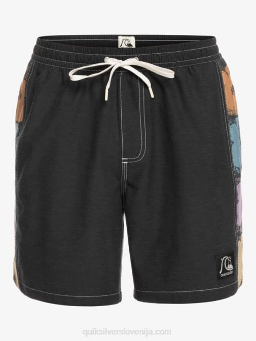Quiksilver PJ4H1677 moški Črna hempstretch original arch 17 volleys