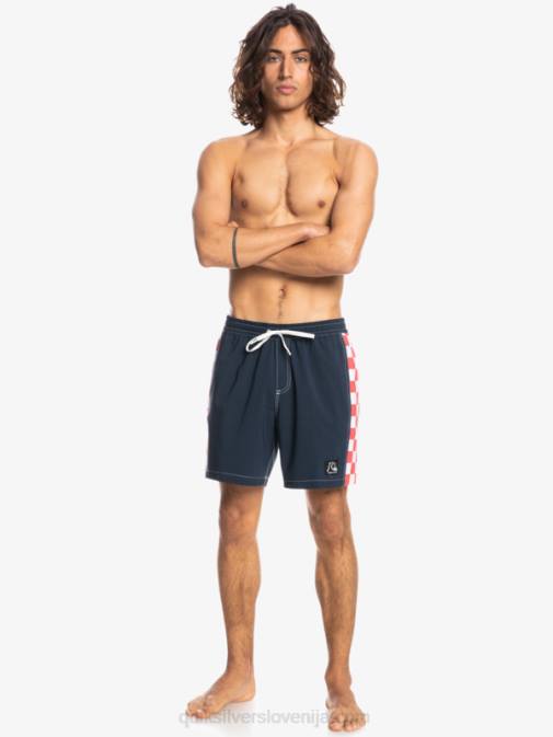 Quiksilver PJ4H1678 moški mornarsko modri blazer hempstretch original arch 17 volleys