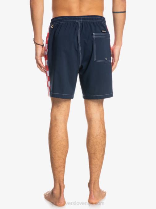 Quiksilver PJ4H1678 moški mornarsko modri blazer hempstretch original arch 17 volleys