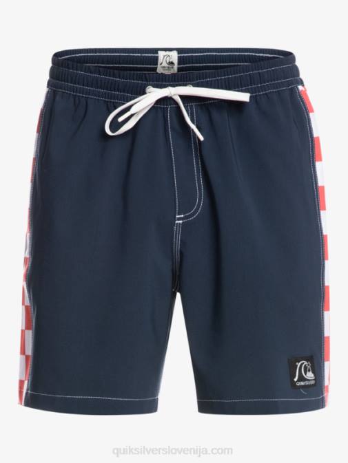 Quiksilver PJ4H1678 moški mornarsko modri blazer hempstretch original arch 17 volleys