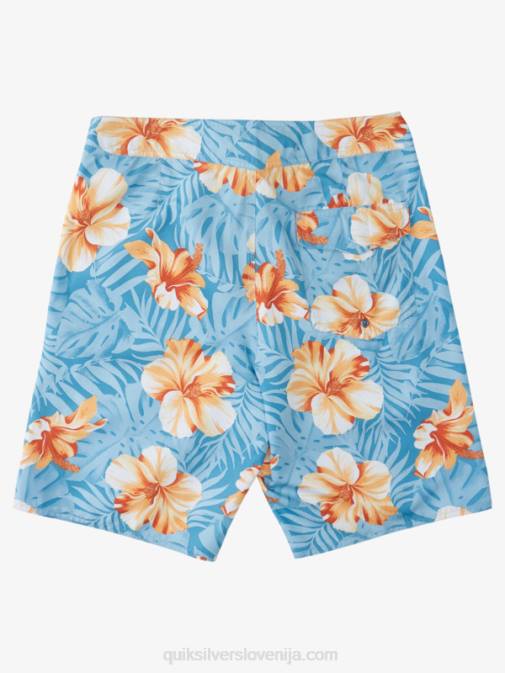 Quiksilver PJ4H1684 moški morsko pristanišče d cvetlični vsakdanje klasične cvetlične kratke hlače 20