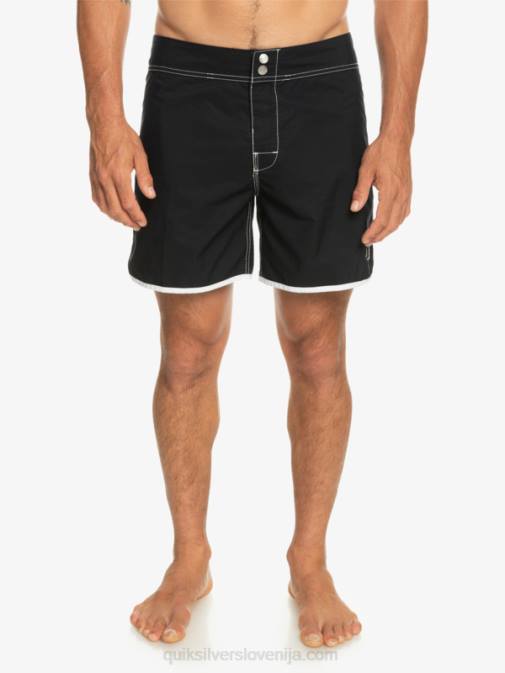 Quiksilver PJ4H168 moški Črna originalne hlače za desko Scallop snap 16