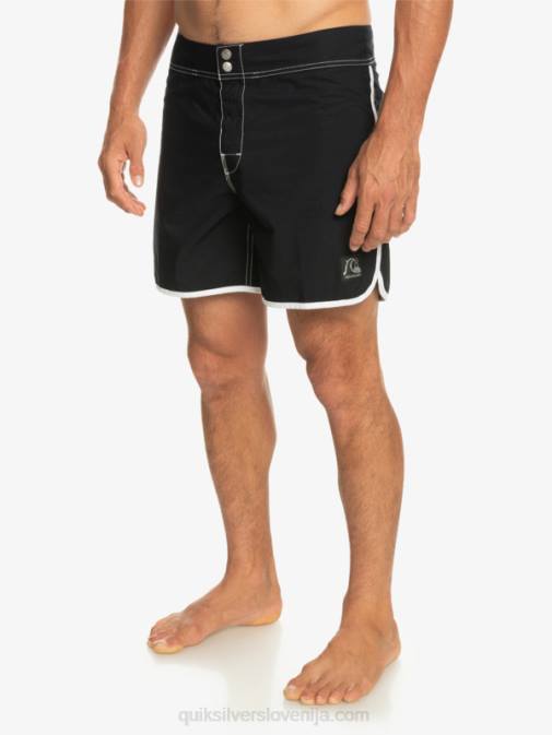 Quiksilver PJ4H168 moški Črna originalne hlače za desko Scallop snap 16