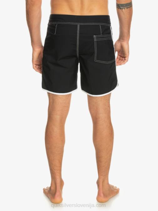 Quiksilver PJ4H168 moški Črna originalne hlače za desko Scallop snap 16