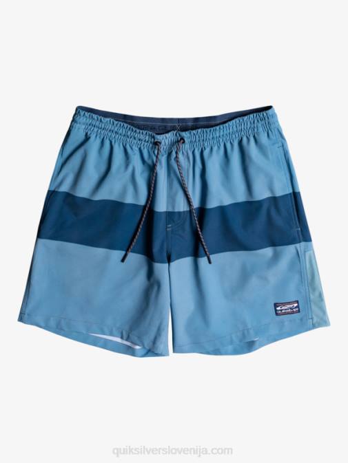 Quiksilver PJ4H1690 moški deželno modra omni training 17 raztegljive kratke hlače