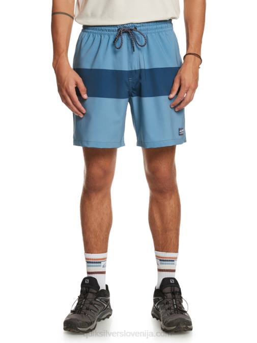 Quiksilver PJ4H1690 moški deželno modra omni training 17 raztegljive kratke hlače
