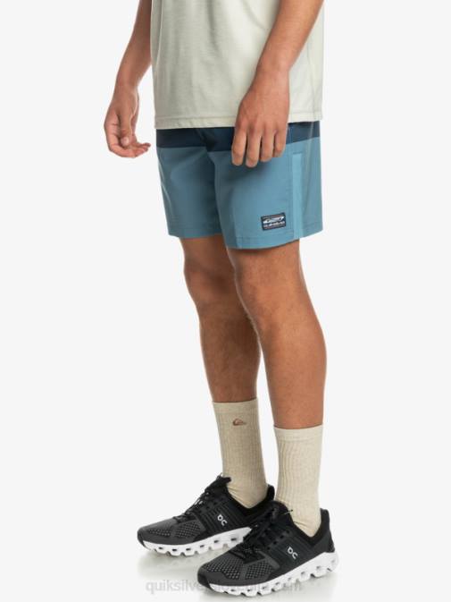 Quiksilver PJ4H1690 moški deželno modra omni training 17 raztegljive kratke hlače