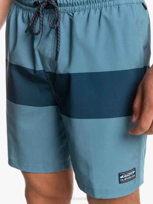 Quiksilver PJ4H1690 moški deželno modra omni training 17 raztegljive kratke hlače