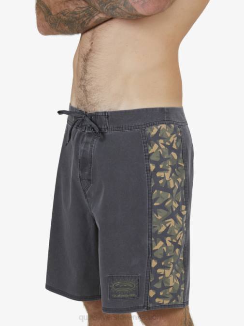 Quiksilver PJ4H1697 moški Črna deskarske hlače surfsilk arch 18