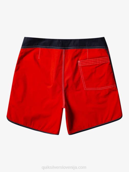 Quiksilver PJ4H169 moški rdeča z visokim tveganjem originalne hlače za desko Scallop snap 16