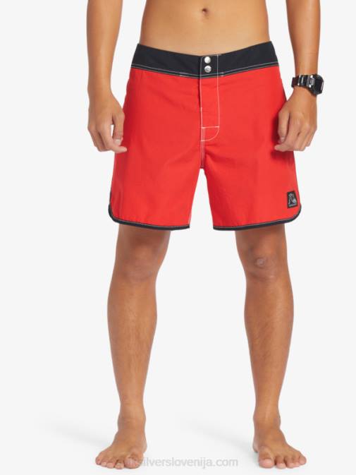 Quiksilver PJ4H169 moški rdeča z visokim tveganjem originalne hlače za desko Scallop snap 16